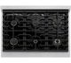 ZLINE Autograph Edition 36" Satin Stainless Steel Pro Style Gas Range with 6 Burner Cooktop-3