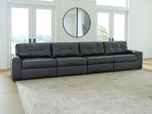Signature Design by Ashley® Brindley Pier 4-Piece Fog Small Spaced Sectional-1