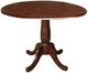 John Thomas Furniture® Dining Essentials Espresso Table Top with Espresso Traditional Pedestal Base-0