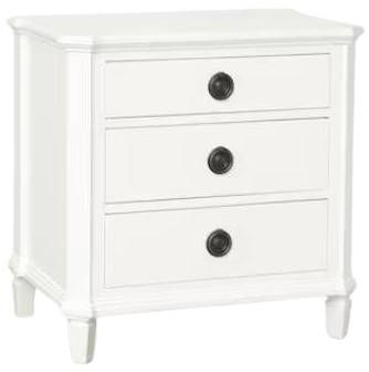 Bassett® Furniture Trafford Porcelain 3-Drawer Nightstand-0