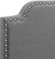 Leggett & Platt® Darcy Smoke Gray King Headboard-1