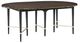 Caracole® Just Short Of It Caracole Classic Saddle Dining Table with Black Saddle Legs-2