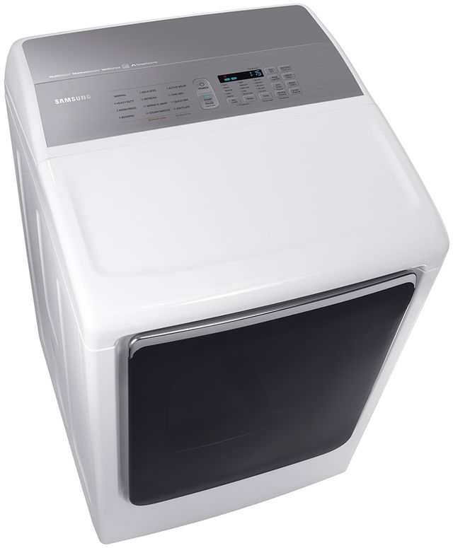 Samsung 7.4 Cu. Ft. White Front Load Gas Dryer-3