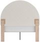 Signature Design by Ashley® Shapella Tan/White Youth Full Upholstered Panel Bed-3