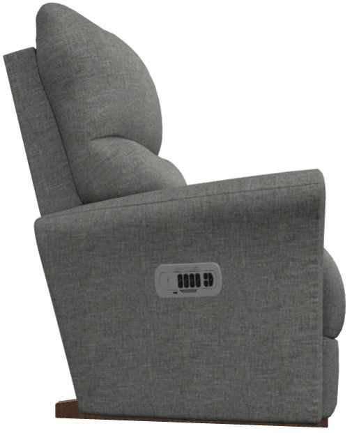 La-Z-Boy® Rowan Charcoal Power Rocking Recliner with Headrest and Lumbar-3