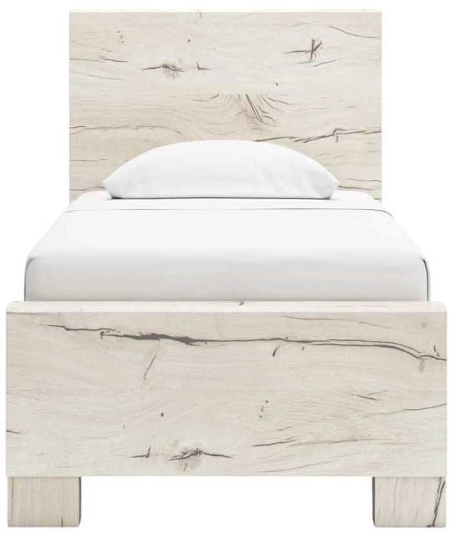 Benchcraft® Lawroy Light Natural Twin Youth Panel Storage Bed-1