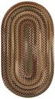 Capel Rugs Gramercy Tan 24" x 36" Oval Throw Rug-0