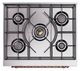 Ilve® Nostalgie II Noblesse 30'' Midnight Blue Pro Style Dual Fuel Range with Copper Trim-2