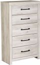 Signature Design by Ashley® Cambeck 3-Piece Whitewash Full Panel Bed Set-2