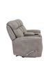 Man Wah Stone Gliding Reclining Console Loveseat-3
