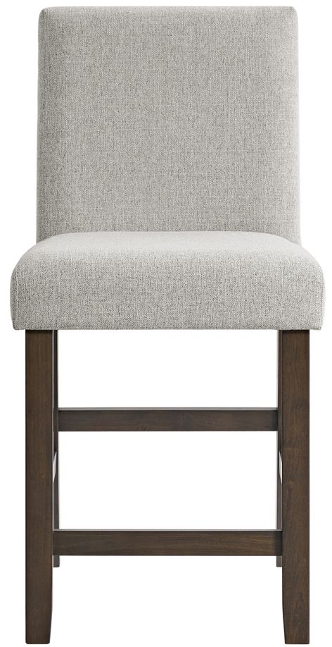 Elements International Seneca Brown/Gray Counter Side Chair -3