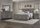 Vaughan-Bassett Reflections Antique Pewter Queen Mansion Bed-2
