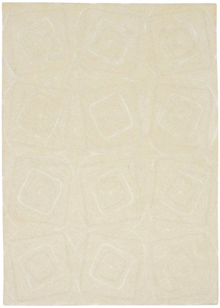 KAS Rugs Serenity Ivory Geo 5'x7' Area Rug-0