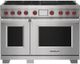 Wolf® 48" Stainless Steel Pro Style Dual Fuel Range-0