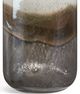 Giftcraft Brown/Copper/White Glass Vase-1