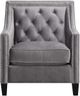 Elements International Tiffany Broadway Gray Chair-1