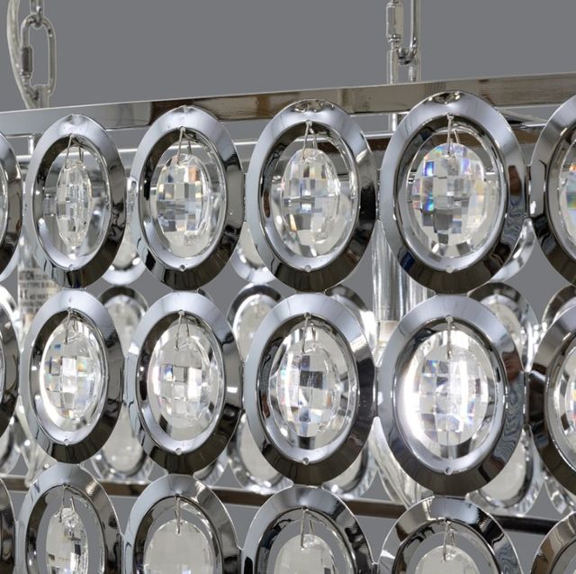 YHD Anabella Chrome 4-Light Chandelier-4