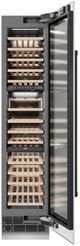 ZLINE Autograph Edition 18" 9.0 Cu. Ft. Triple Zone 68 Bottle Right Hinge Column Wine Cooler in White Matte with Matte Black Accents-1