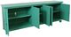 Jofran Inc. Isabella Aqua 86" Mirrored Accent Cabinet-3