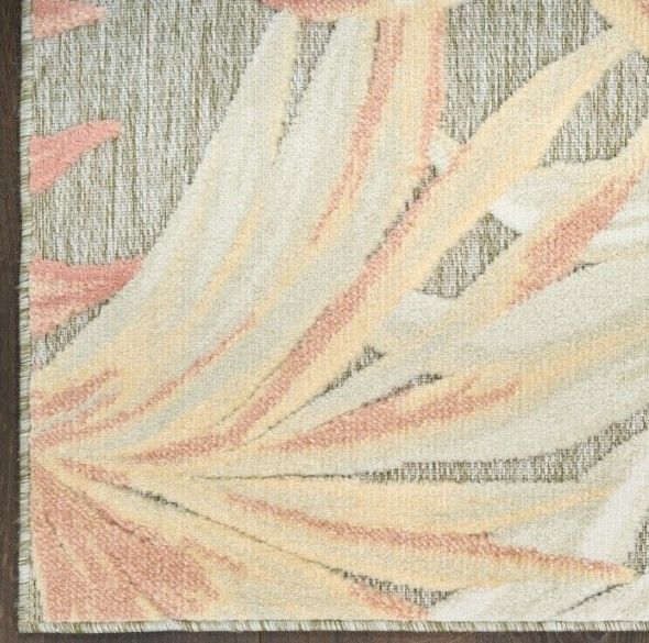 Nourison Home™ Aloha Sage Rose 5'x8' Style 3 Area Rug-3