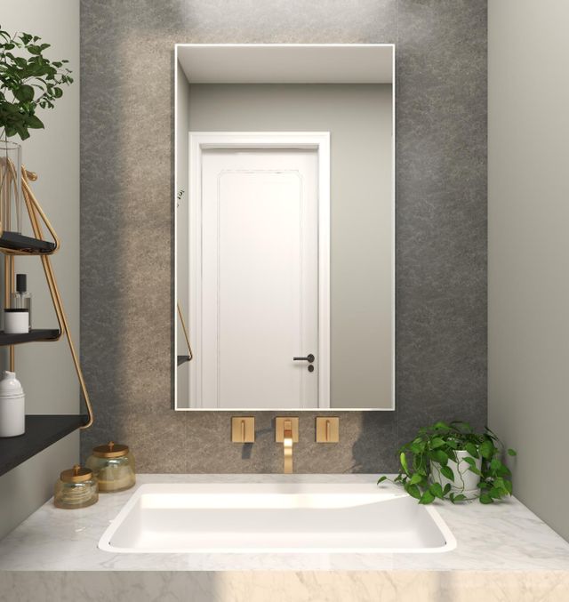 Deco Marche White 40" Wall Mirror-4