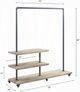 ACME Furniture Brantley Oak/Sandy Gray 3-Shelf Hanger Rack-2