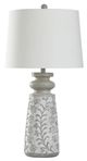 StyleCraft Grayson/Rubbed White Table Lamp-0