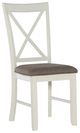 Powell® Jane 5-Piece Gray/Vanilla White Dining Set-4