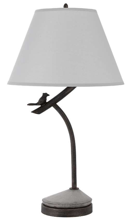 Cal® Lighting & Accessories Rancho Black Iron Table Lamp-0