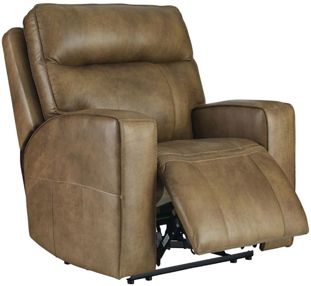 Signature Design by Ashley® Game Plan Caramel Oversized Recliner-1