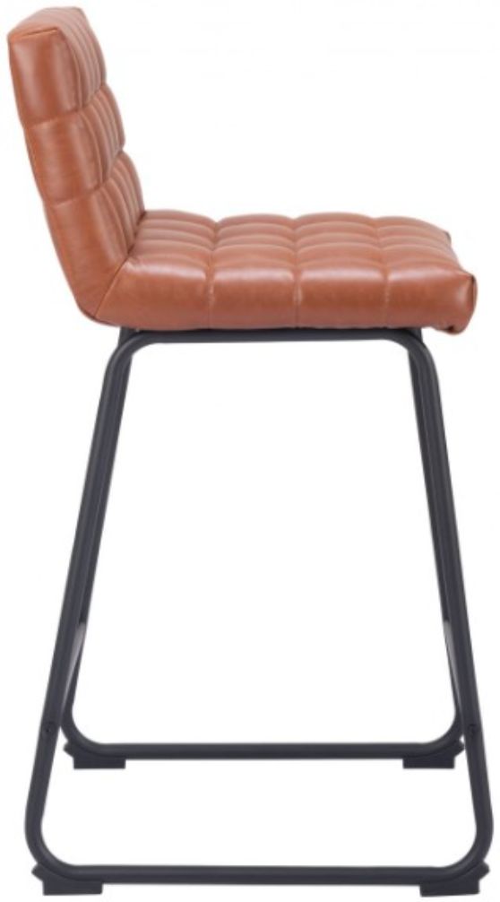 Zuo® Modern Pago Brown Counter Stool-1