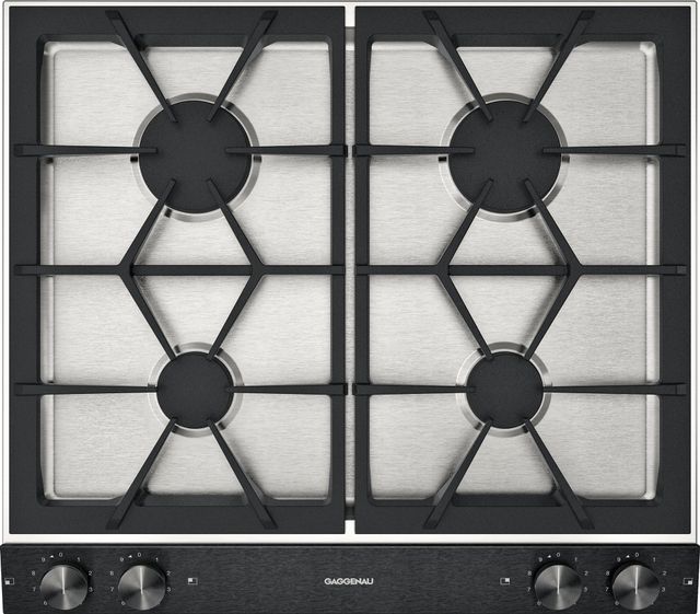 Gaggenau Vario 200 Series 24" Black Gas Cooktop