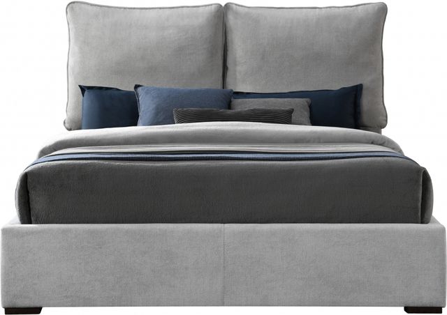 Meridian Furniture Misha Light Grey Queen Bed-1