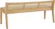 Powell® Beaux Beige/Natural Cane Back Bench-4