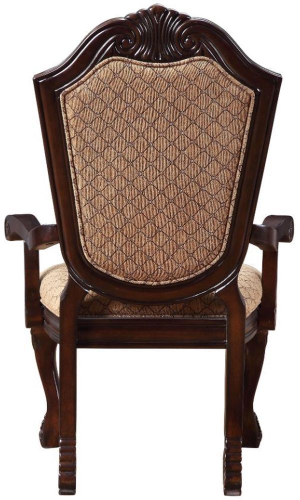 ACME Furniture Chateau De Ville 2-Piece Espresso Arm Chair Set-3