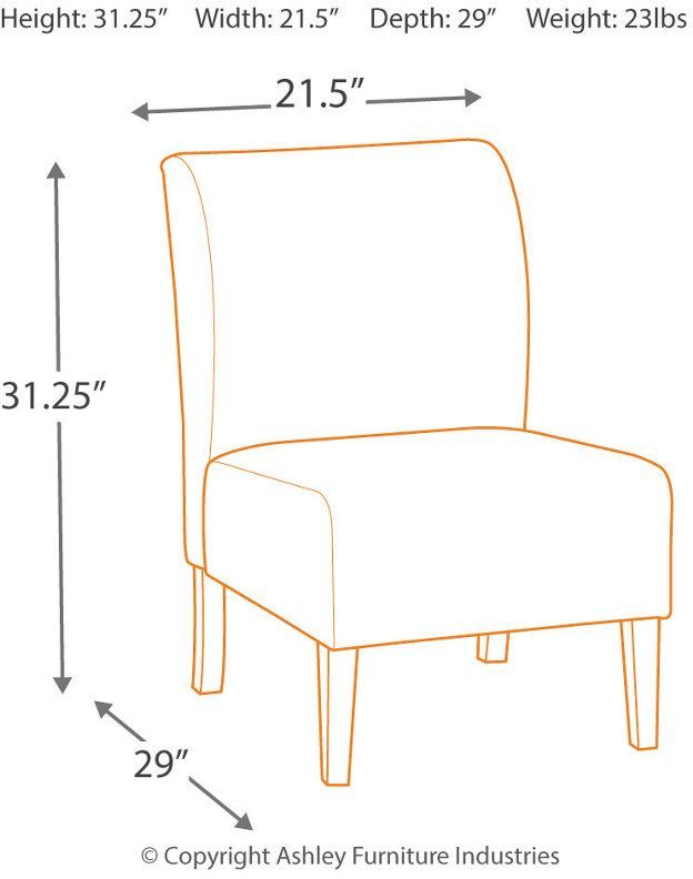 Signature Design by Ashley® Triptis Multi Colored Accent Chair-2