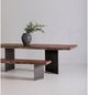 Moe's Home Collection Howell Brown Dining Table with Black Iron Legs-3