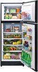 Unique Appliances 24" 10.3 Cu. Ft. Black Counter Depth Off-Grid Solar DC Top Freezer Refrigerator-2