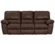 iAmerica Weston Walnut Lay-Flat Power Reclining Sofa-3