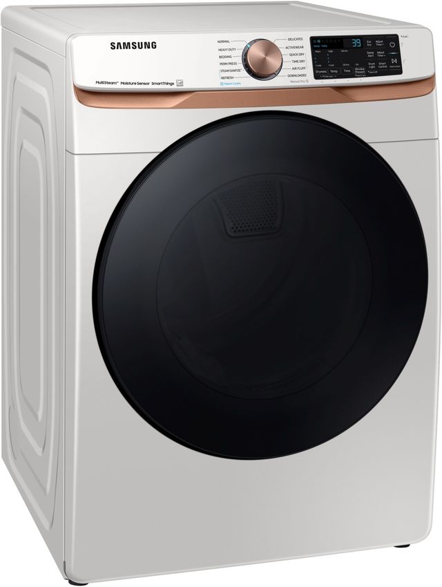 Samsung 7.5 Cu. Ft. Smart Ivory Front Load Electric Dryer  with Steam Sanitize+ and Sensor Dry-3