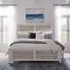 Liberty Furniture Backroads Parchment Brown/Weathered White Queen Sleigh Bed-1
