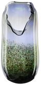 A & B Home Clear/Green Vase-3