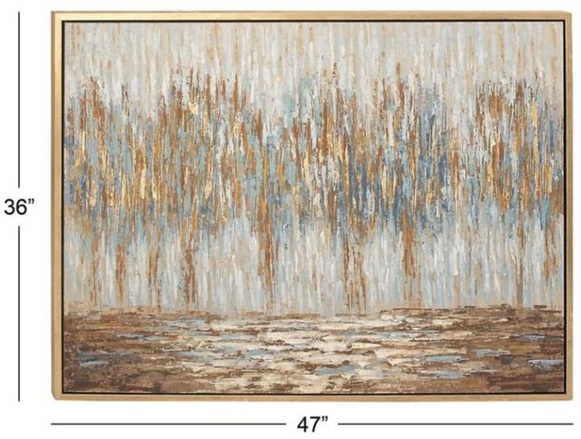 Deco Marche Brown Canvas Tree Abstract Wall Art-2
