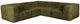 Furniture of America® Nappi Olive Green L-Shape Sofa Sectional-0