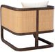 Furniture Classics Salem Beige/Brown/Cream Occasional Chair-3