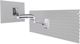 Chief® Kontour™ White K1S 1 Monitor Dynamic Height-Adjustable Slatwall Mount-0