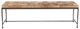 Classic Home Achen Hide Blonde Bench-2