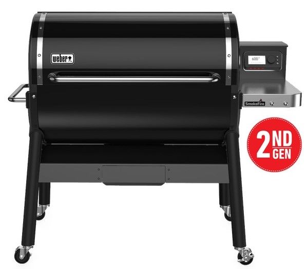 Weber® Smokefire® II EX 6 55” Black Freestanding Wood Pellet Grill-0