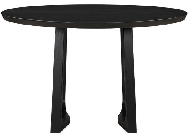 Moe's Home Collection Silas Black Ash Round Dining Table-1