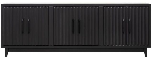 Legends Home Radiance Seal Skin Black 6-Door Cabinet-3